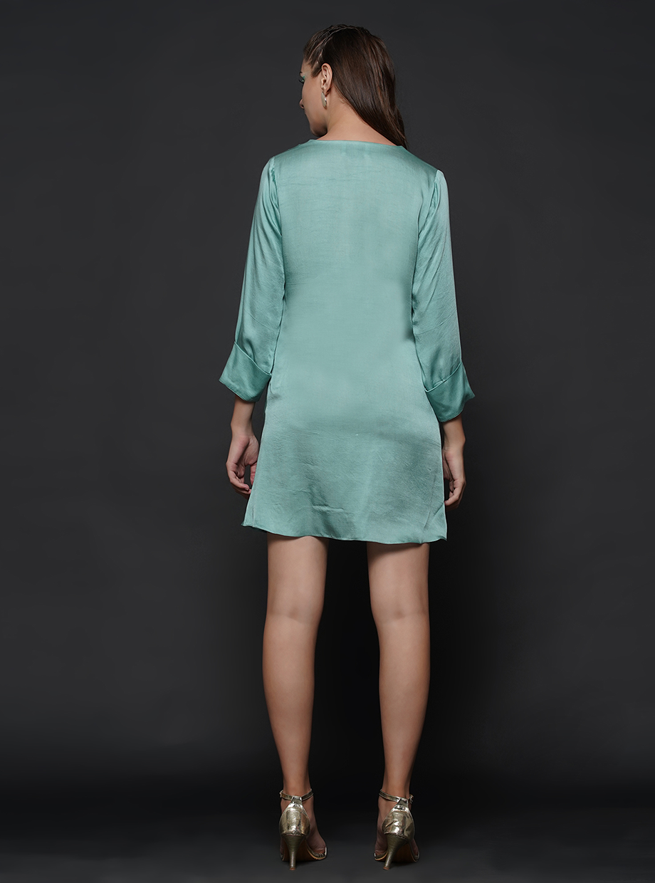 ALINA DRESS (AD) – SEA BLUE