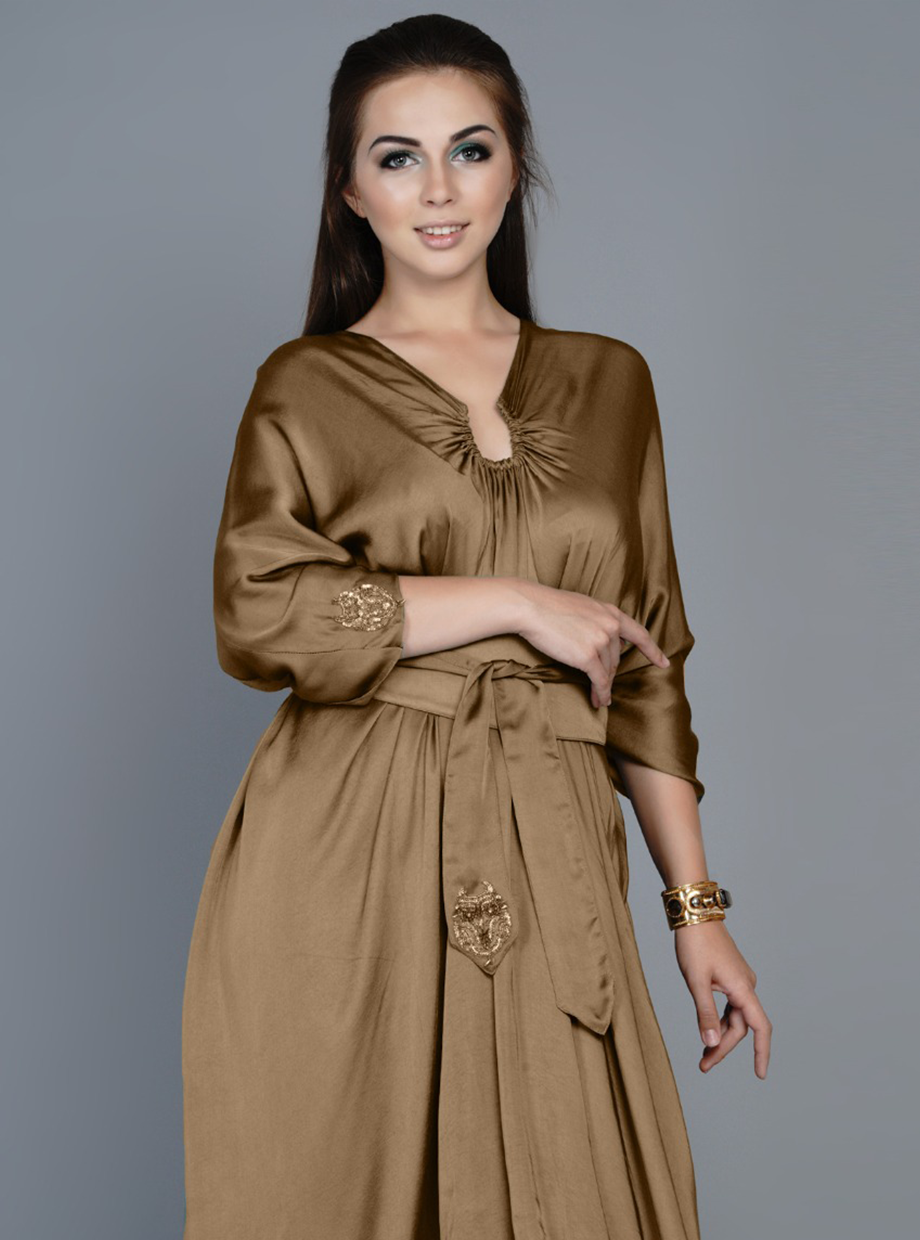 MAI-TEE DRESS (MTD+OB) TAUPE