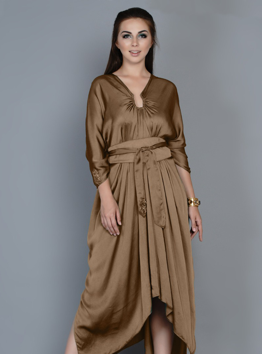 MAI-TEE DRESS (MTD+OB) TAUPE