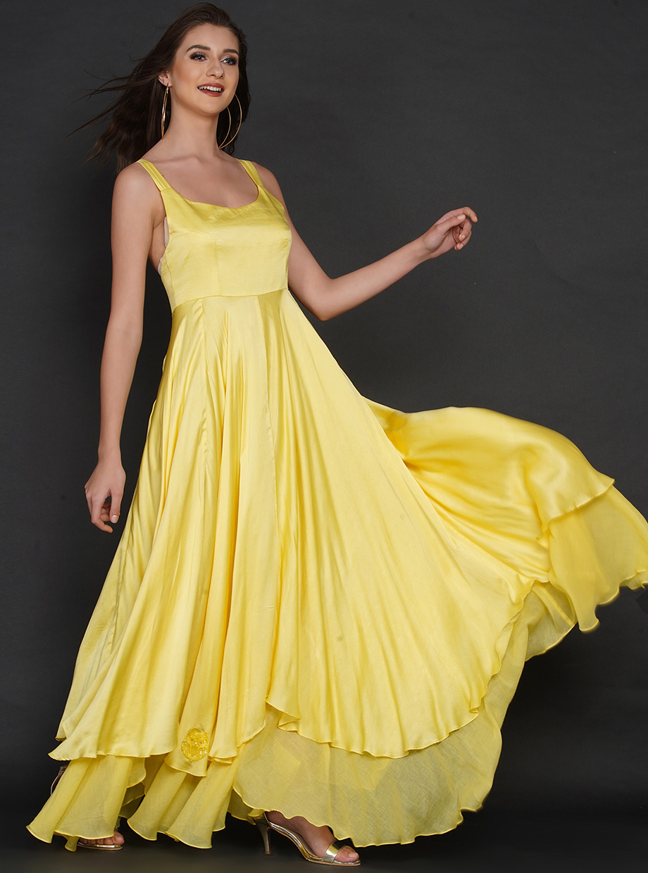 CROSS BACK DRESS (CBD) – YELLOW