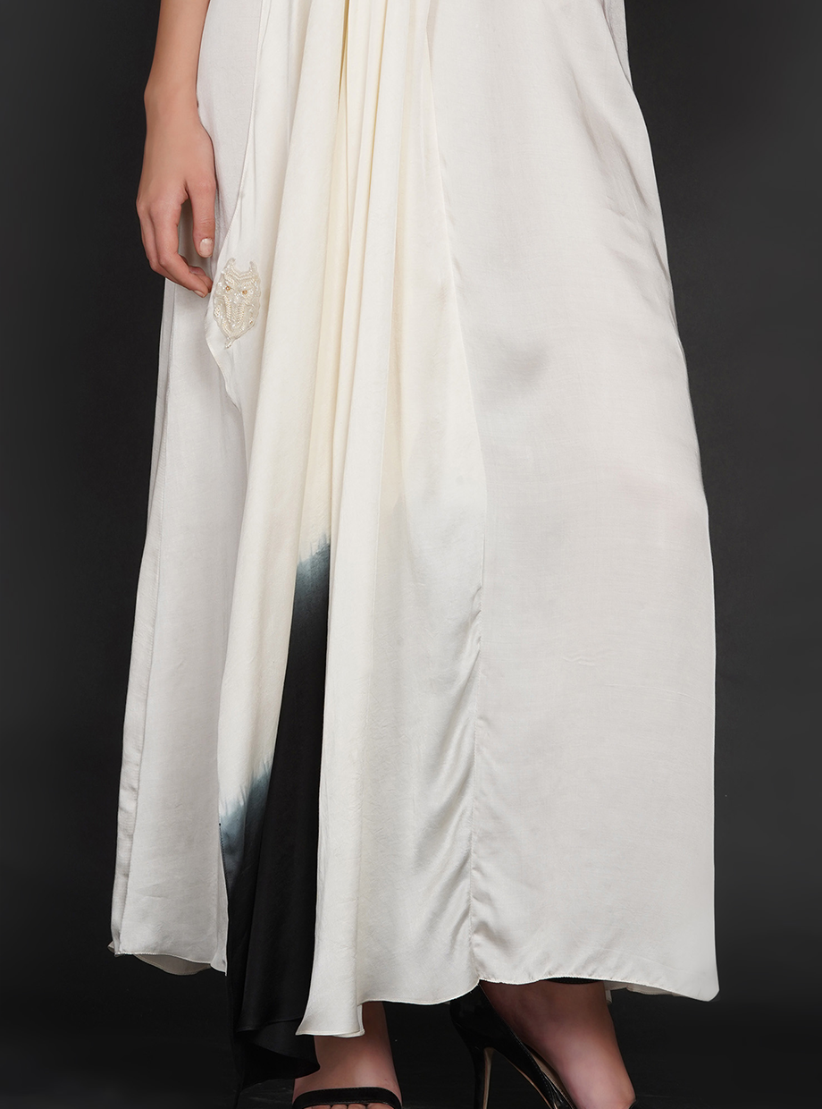 FLAP OMBRE DRESS (FOD) – OFF WHITE