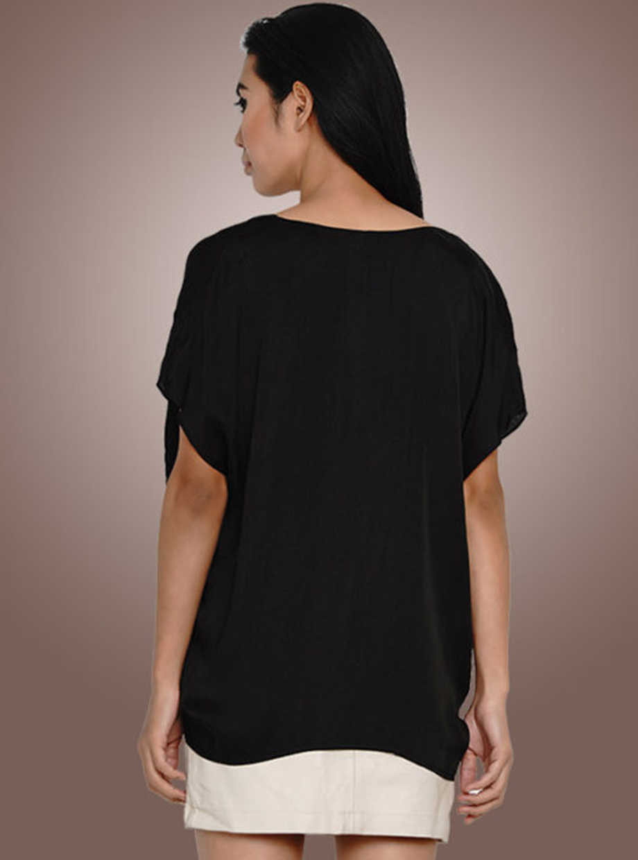 NOT-KNOT TOP (BLACK)