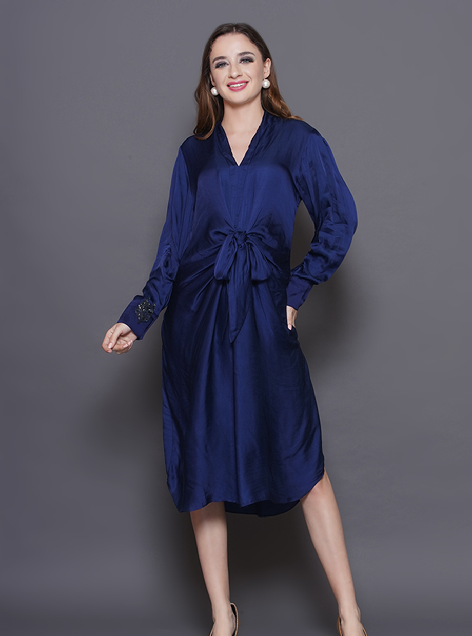 KNOT THESE DRESS – BLUE